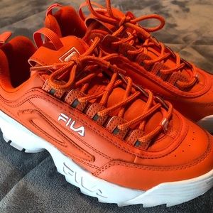 Neon orange fila disruptor 2!